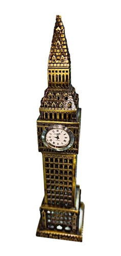 Estatuilla Escala Torre Reloj Big Ben Londres 24cm Metal