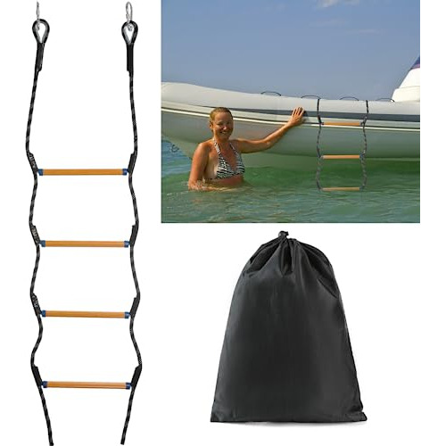 Escalera De Cuerda Para Barco, Portátil, Inflable, Resistent