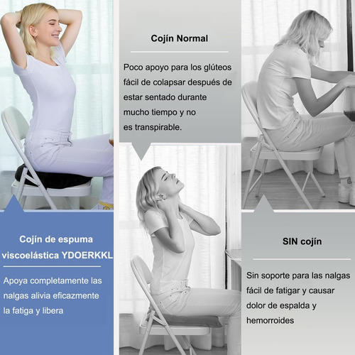 Cojines De Dona Para Sentarse De Espuma Viscoelástica, Cojin