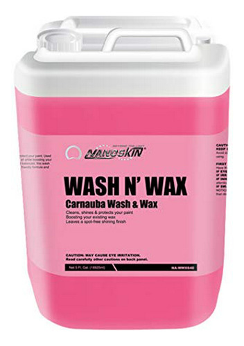 Nanoskin Wash N' Wax Carnauba [na-wwx640], 5 Galones