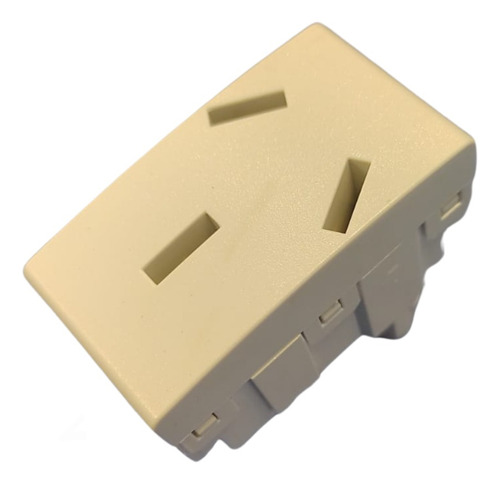 Modulo Tomacorriente Bipolar Lateral 20a 250v Kalop Blanco