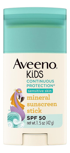 Aveeno Kids Protetor Solar Bastão Spf 50 Mineral Óxido Zinco