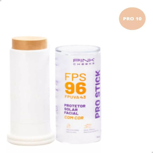 Filtro Solar Para Rosto Base Com Cor Prosticks Pinkcheeks