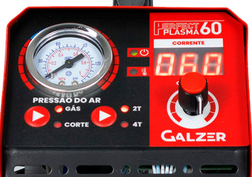 Máquina Corte Plasma Cut 60 Com Tocha e Acessorios Galzer Esmerilhadeira Acessórios