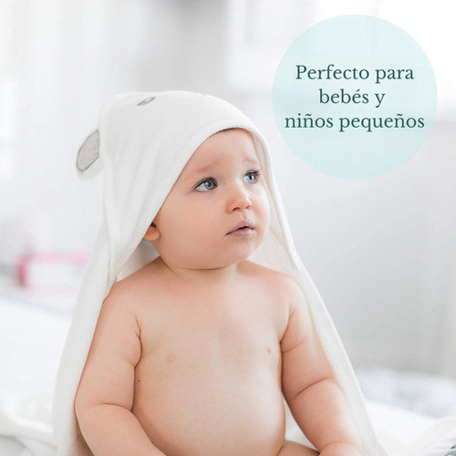 Timotech Toalla De Baño Para Bebé Con Capucha De Oso