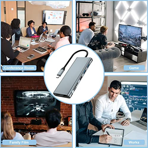Estación Docking Usb C Dual Monitor 12 En 1 Macbook Y