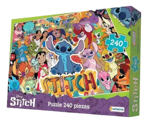 Puzzle Rompecabezas Stitch Disney 240 Piezas Tapimovil  