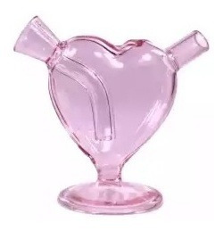 Bong Rosado En Forma De Corazón 