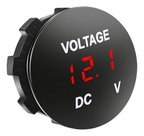 (r) Para Voltímetro Digital Led Dc 12 V-24 V Para Coche, Mot