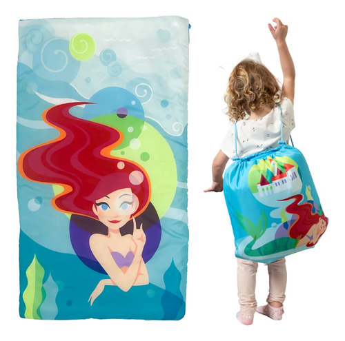 The Little Mermaid Ariel Kids - Juego De 2 Bolsas Para Dormi