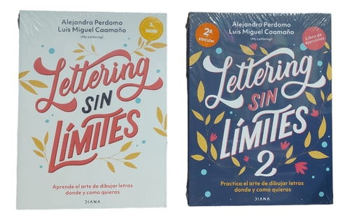 Lettering Sin Límites Tomo #1 Y # 2 .( 2 Libros Originales )