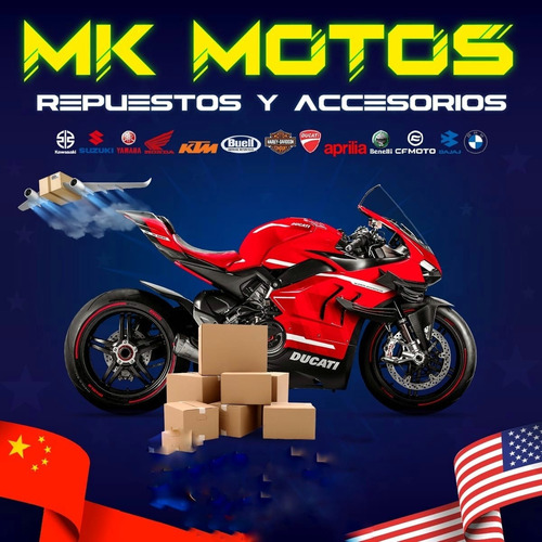 Protector Farol Bmw F600 F700 F800 Gs Acero Carbono Mk Motos