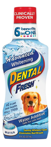 Enjuage Bucal Dental Fresh Perros Blanqueador Dientes 237 Ml