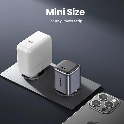 Mini 30w Cargador Pared Usb-c Original Plegable Carga Rapida