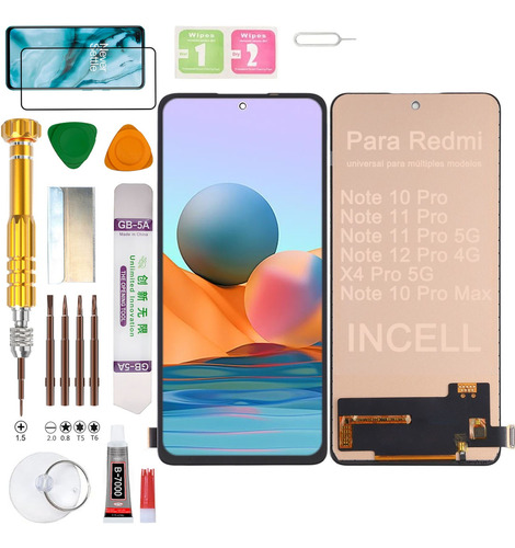 Pantalla Para Redmi Note 10 Pro / 11 Pro+ / 12 Pro (incell)