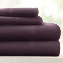 Comprar  Lençóis De Linho Para Cama Queen Size (roxo)  Durma Melhor