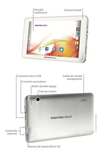 Tablet Positivo Bgh Y710 Kids Nueva Sin Uso Color Violeta