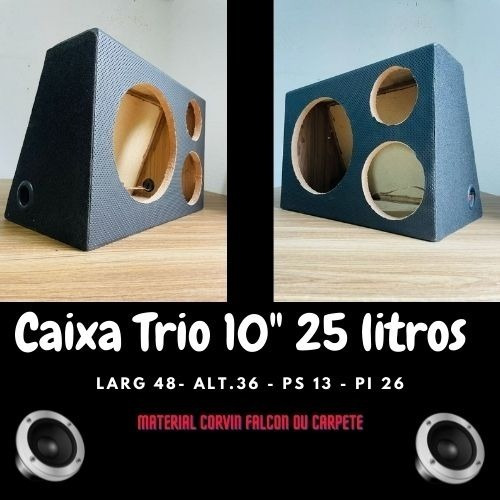 Caixa Trio 10 25 Litros