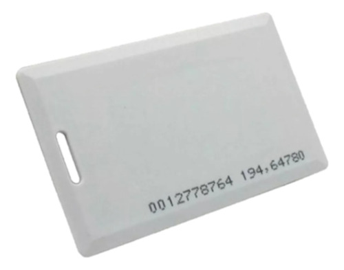 100 Tarjetas Proximidad Rfid125khz 1.88 Mm De Grosor  Zk