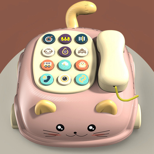 Teléfono De Juguete Para Bebés Pequeños, Musical, Simulado,