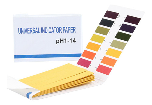 20 Piezas De Papel De Prueba Ph 1-14 Indicador De Prueba De