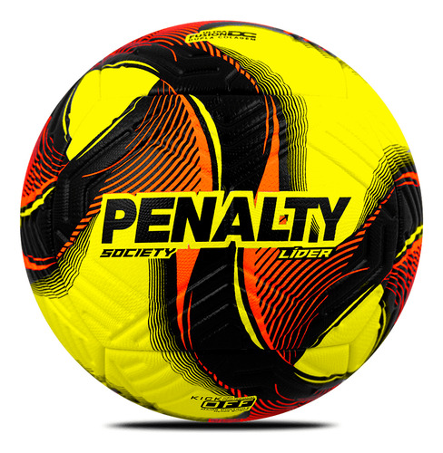 Penalty Bola Campo Lider N4 Xxv Cor AMARELO-LARANJA-PRETO