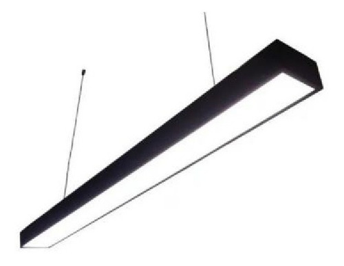 10lámparas Colgante Led Alum Rectangular,36w,casa,industria