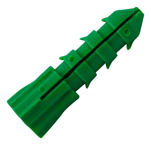 Taquete Plastico Verde 3/8'' X 35 Mm(bolsa Con 1000 Piezas)