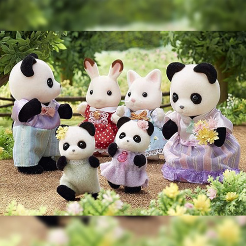 Sylvanian Families Familia Panda Set Ternurines Japon Fs-39