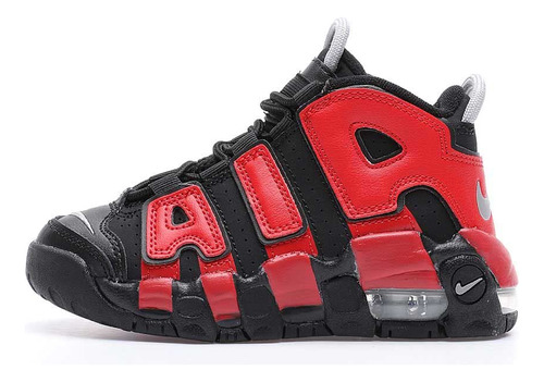 Nike Tenis Baloncesto Air More Uptempo Bred Ps Para Niño 1