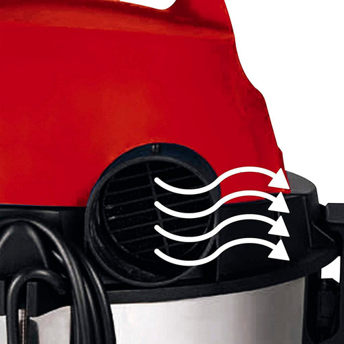 Imagen 5 de 10 de Aspiradora Industrial Inox Einhell 20 Lts Ideal Auto Hogar