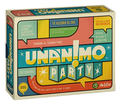 Juego De Mesa Unanimo Party Maldon Conexiones