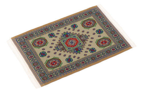 Alfombra Bordada Para Casa De Muñecas, Decoración De