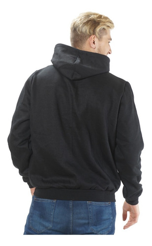 Imagen 3 de 10 de Buzo Canguro Rustico Campera Hombre Con Capucha Prince
