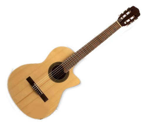 Guitarra Electro Criolla Clasica Gracia Aa Eq