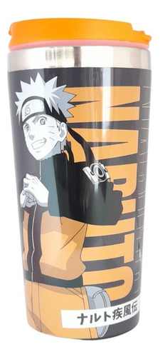 Copo Térmico Viagem Naruto Personagem Anime Mangá 450 Ml