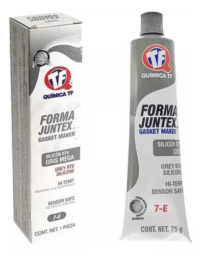 Silicón gris RTV 7-e 80 ml Química TF