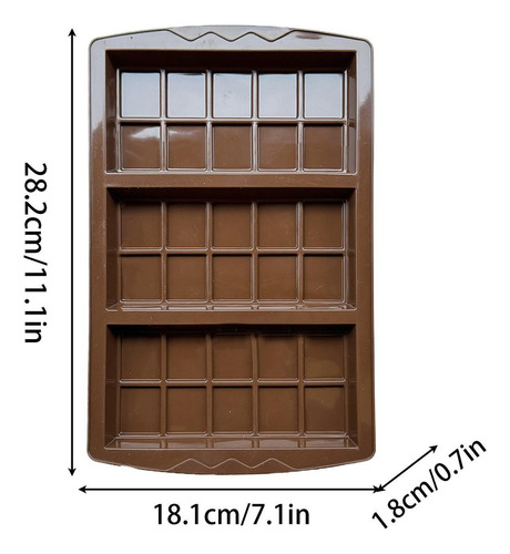 Molde De Silicona Para Chocolate Molde Para Hacer Barras De