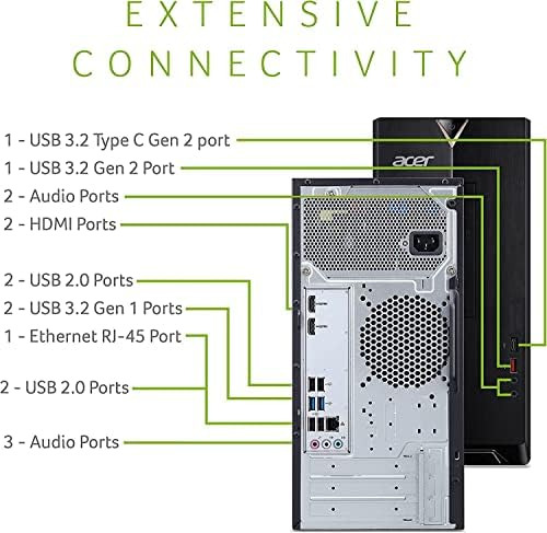 Desktop Acer Aspire Intel Core I3-10100 8gb Ram 1tb Hhd