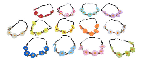Corona De 13 Diademas Con Forma De Corona De Flores De Giras