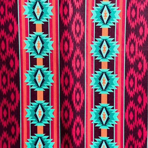 Toalla Vaquera Checotah Gre529 150x90cm Vino/verde Gre529