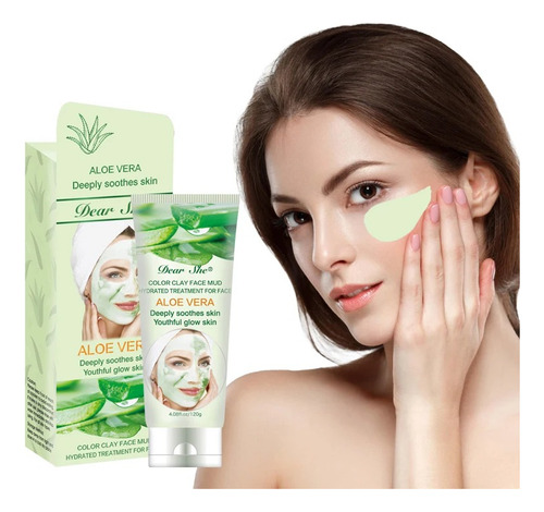 Mascarilla Facial Hidratante En Gel Aloe Vera 120gr Dear She