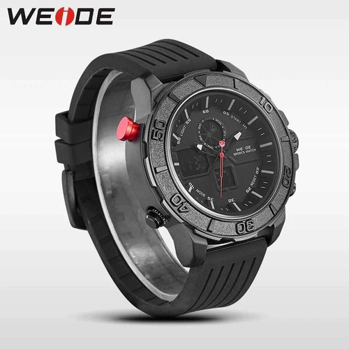 Relógio Weide Digital Original Analógico Luxo Preto Promoção