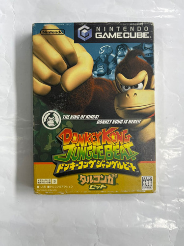 Donkey Kong Jungle Beat Nintendo Game Cube Gc Japones (Reacondicionado)
