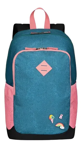 Mochila Magic Fun Pin Sestini Cor Azul E rOSA