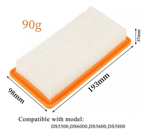 Filtro Para Karcher Ds5500 Ds6000 Ds5600 Ds5800