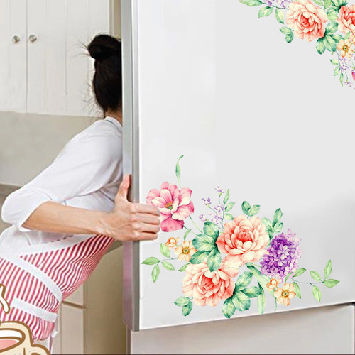 Adesivos De Parede Com Flores Coloridas Beautiful Peony Frid