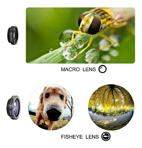 Lente Grande Angular Inteligente Fisheye 180 Fisheye Pratead