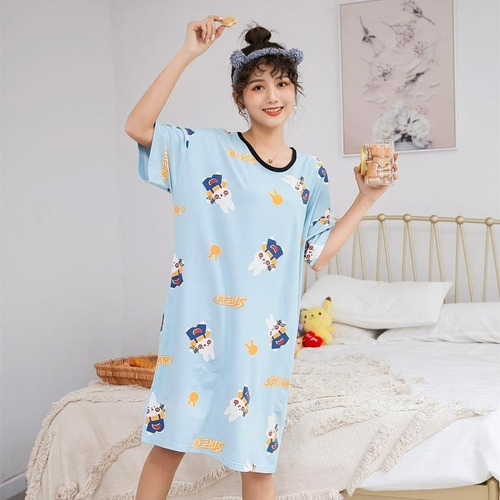 Pijama Mujer Lola Verano.bata Camisa Dormir 5