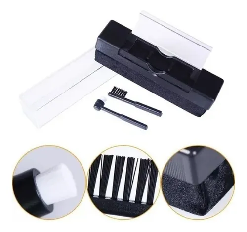 Imagen 2 del producto Kit Limpieza Discos Vinilos Aguja Y Cepillo Anti Estática Negro